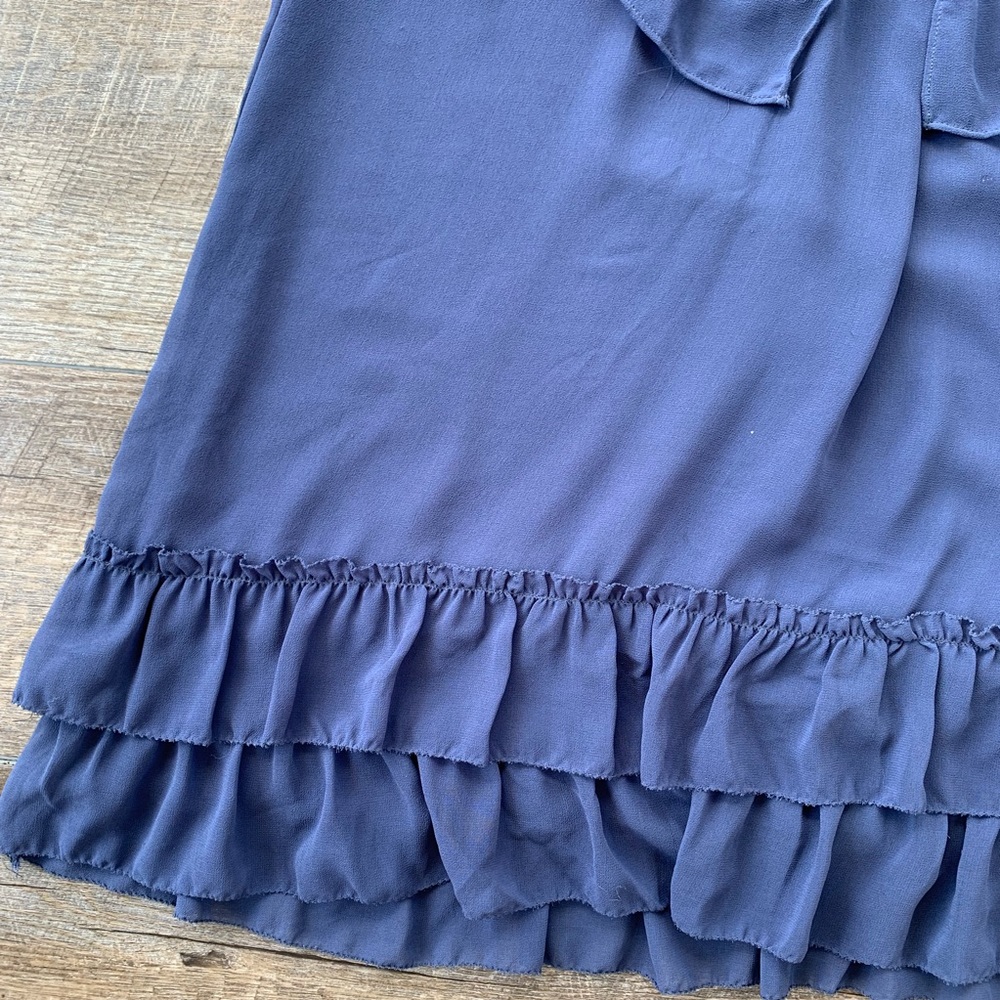 Bizz Blue Ruffled Dress - Picture 3 of 10
